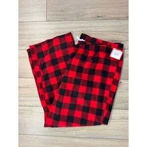 Wondershop Womens 2x Buffalo Check Red Black Plaid Pajama Lounge Sleep Pants